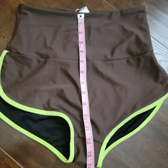 Free People Salt Gypsy Betty High-Waisted Surf Bottoms Womens M Swimsuit Bikini - Picture 4 of 6